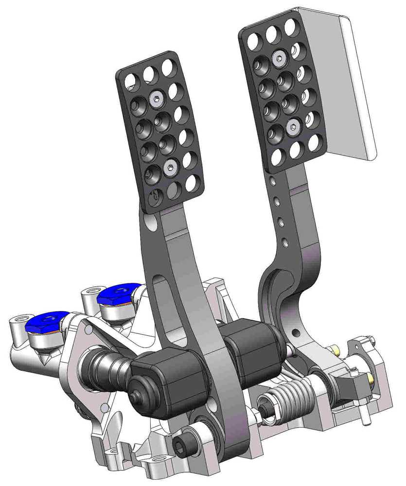 AP Racing CP5500-625 Floor Mounted Pedal Box (Brake & Throttle, Push Type)