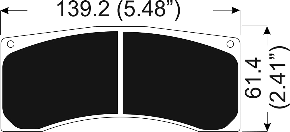 AP Racing Brake Pads CP6820D48 (16mm, set of 4)