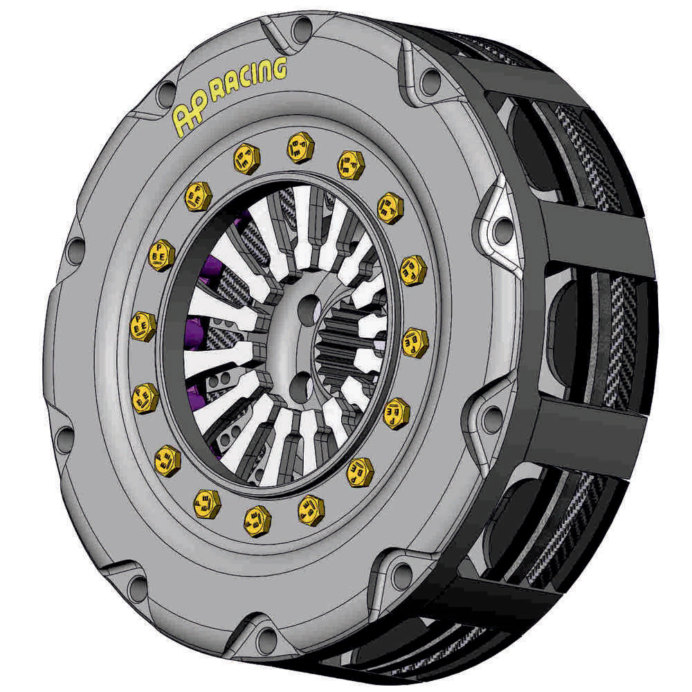 AP Racing CP6913 Ø140mm Triple Plate Carbon/Carbon Race Clutch (Push Type, Endurance)