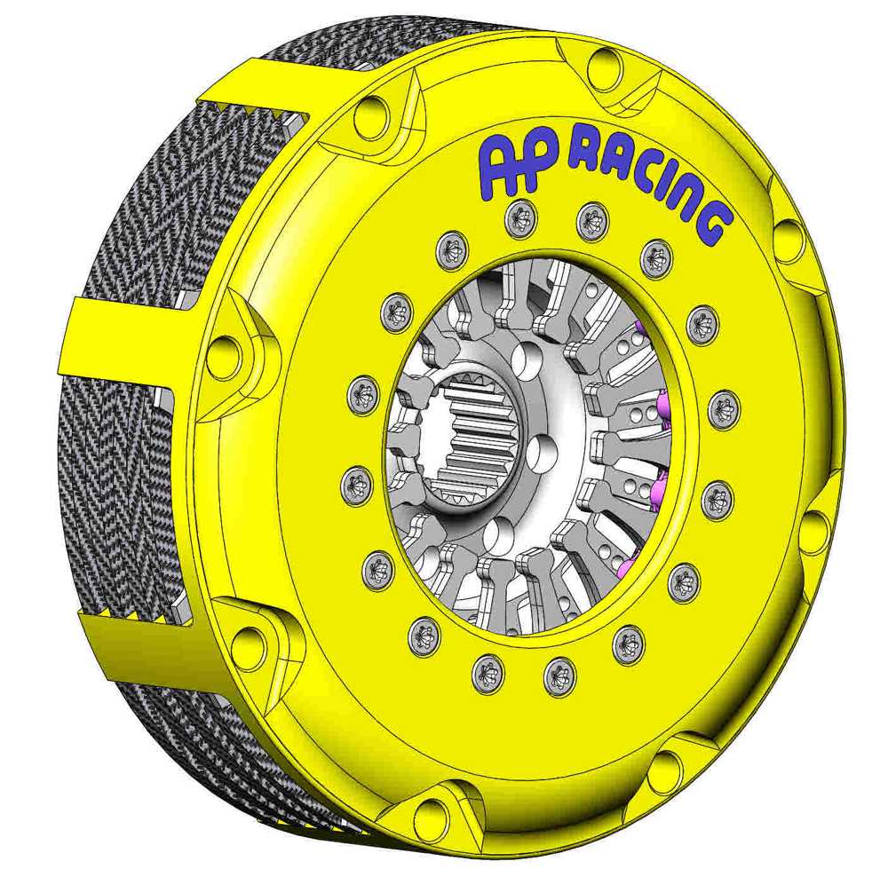 AP Racing CP7143 Ø140mm Triple Plate Carbon/Carbon Race Clutch (Push Type, 8 Bolt)