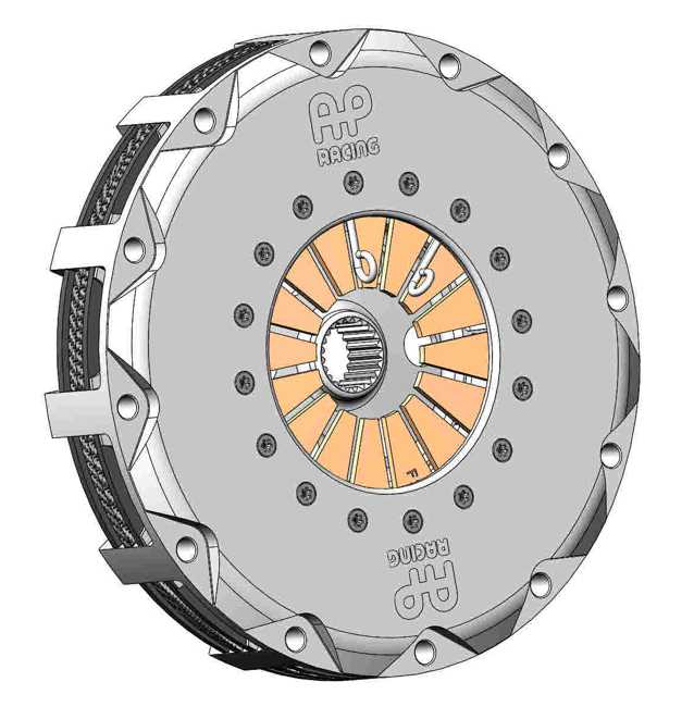 AP Racing CP7212 Ø200mm Twin Plate Carbon/Carbon Race Clutch (Push Type, Rally, 2WD)