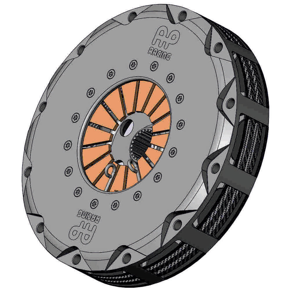 AP Racing CP7213 Ø200mm Triple Plate Carbon/Carbon Race Clutch (Push Type, Rally, 4WD)