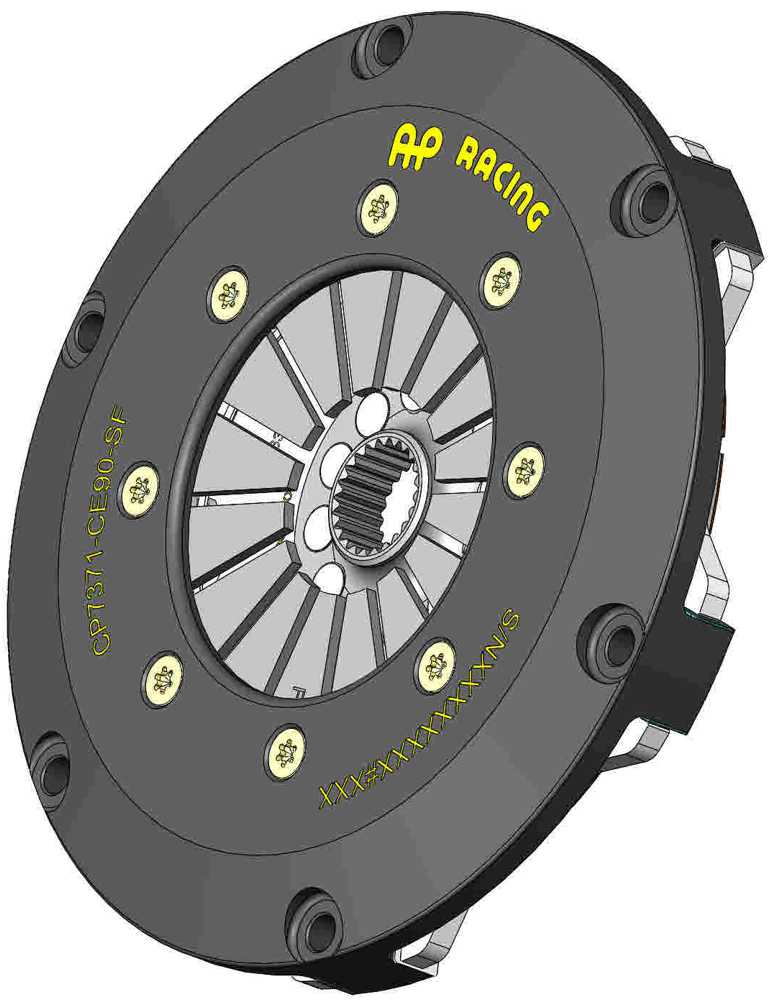 AP Racing CP7371 Ø184mm Single Plate Sintered Race Clutch (Push Type)