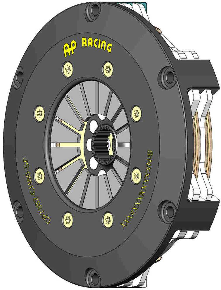 AP Racing CP7382 Ø184mm Twin Plate Cerametallic Race Clutch (Push Type)
