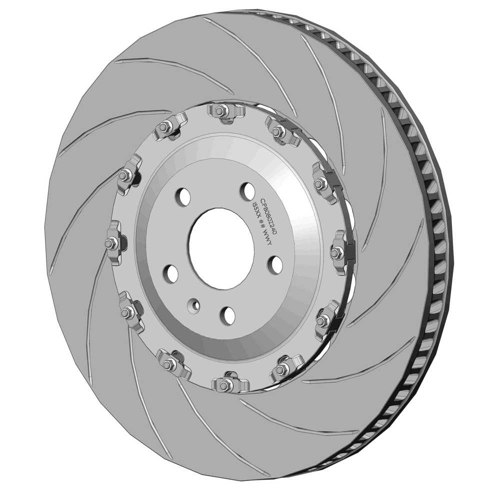 AP Racing Grooved Front Disc for Audi RS6 C6 2008-2010 (CP8080Z24CG12 / Z25CG12)