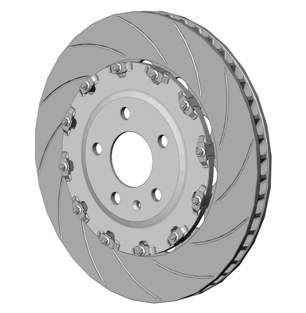 AP Racing Grooved Rear Discs and Bells for Audi RS6 C6 2008-2010 (CP8080Z26CG12 / Z27CG12)