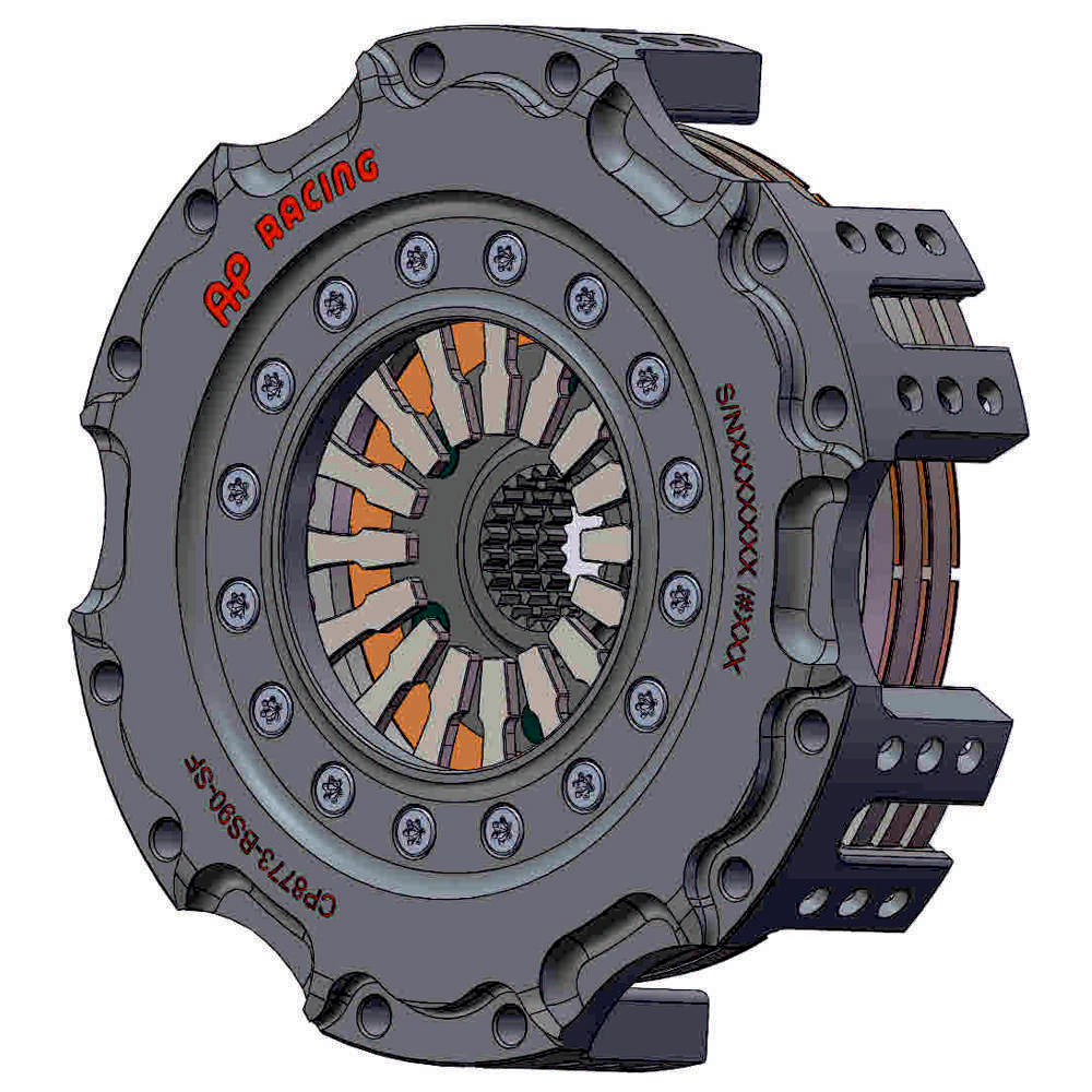 AP Racing CP8773 Ø140mm Triple Plate Sintered Race Clutch (Push Type, 'I' Drive)