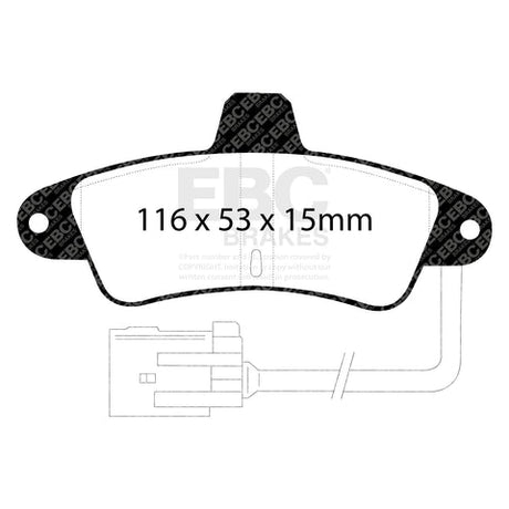 EBC Brakes Pad  and  Disc Kit (PD01KR282) Image 1