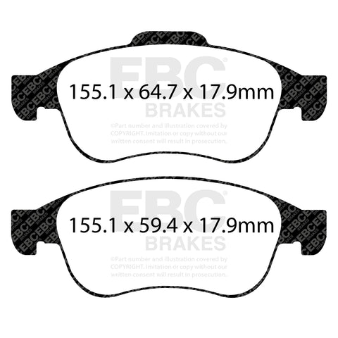 EBC Brakes Pad and Disc Kit (PDKF538) Image 1