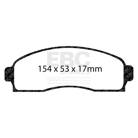 EBC Brakes Pad and Disc Kit (PDKF717) Image 1