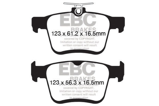 EBC Brakes Pad and Disc Full vehicle Kit (PD40K1951) Image 2