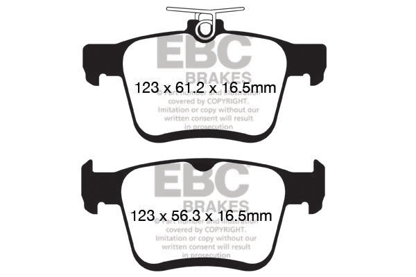 EBC Brakes Pad and Disc Full vehicle Kit (PD40K2405) Image 4