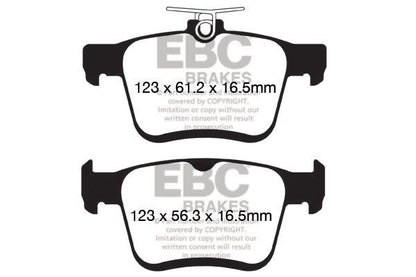 EBC Brakes Pad and Disc Full vehicle Kit (PD40K2405) Image 4