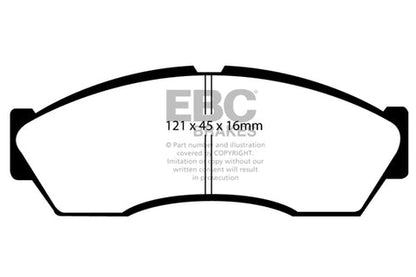 EBC Ultimax OE Replacement Brake Pad Set (DP1964) Image 2