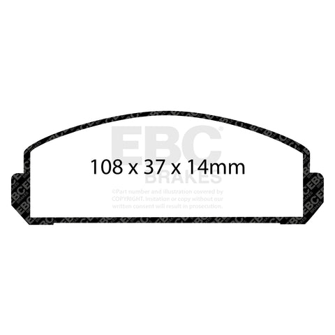 EBC Brakes Pad and Disc Kit (PDKF1138) Image 2