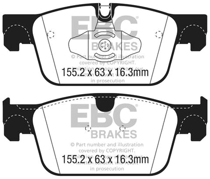 EBC Greenstuff 2000 Series Sport Brake Pad Set (DP22305) Image 4