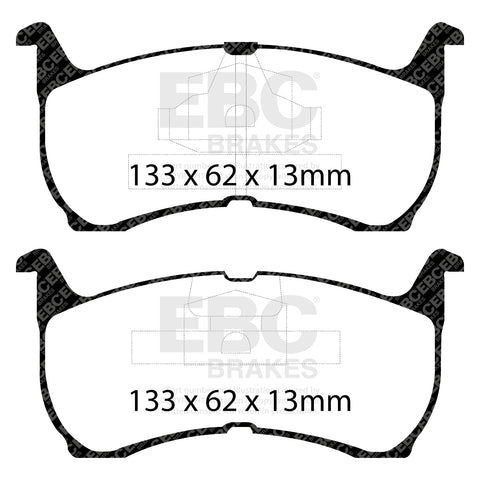 EBC Greenstuff 2000 Series Sport Brake Pad Set (DP21503) Image 4