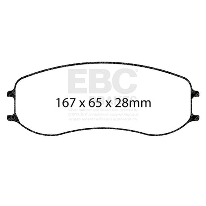 EBC SR Series Race Pads DP8081.28SR21 Image 2