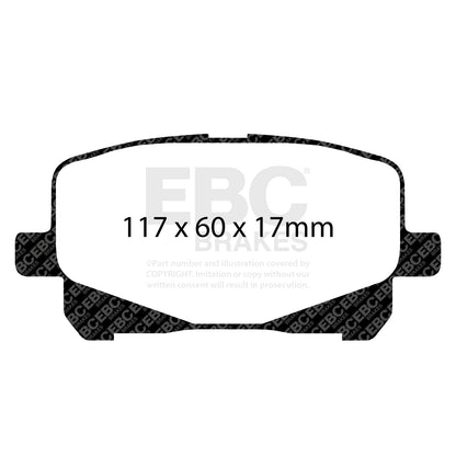 EBC Brakes Pad and Disc Full vehicle Kit (PD40K1853) Image 5