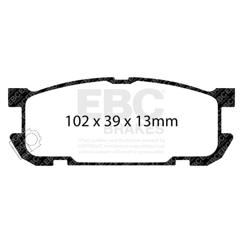 EBC Brakes Pad  and  Disc Kit (PD01KR476) Image 1