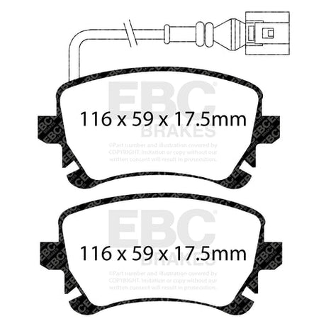 EBC Brakes Pad and Disc Kit (PDKR891) Image 2