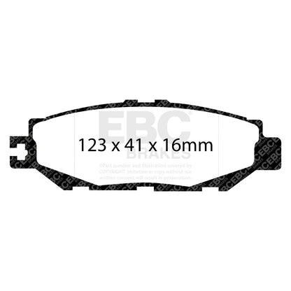 EBC Brakes Pad and Disc Full vehicle Kit (PD40K1789) Image 5