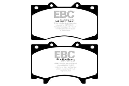 EBC Greenstuff 6000 Series Truck and SUV Brake Pad Set (DP62125) Image 4