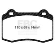 EBC Brakes Pad and Disc Kit (PDKR202) Image 1