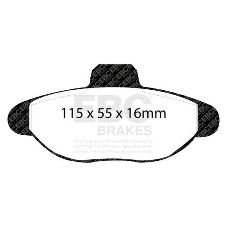 EBC Brakes Pad and Disc Kit (PDKF624) Image 1