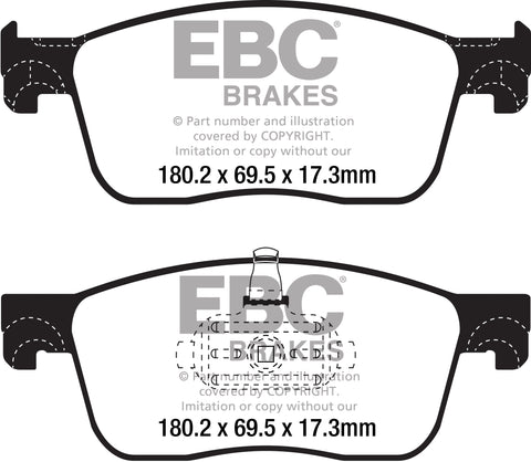 EBC Brakes Pad  and  Disc Kit (PD01KF1744) Image 1