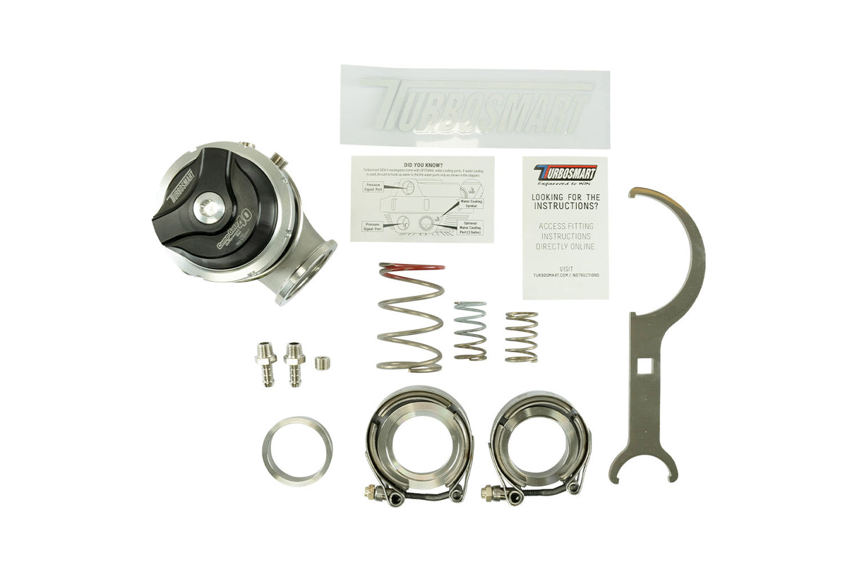 Turbosmart Turbosmart GenV WG40CG CompGate40 Compressed Gas 7psi Black – Image 4