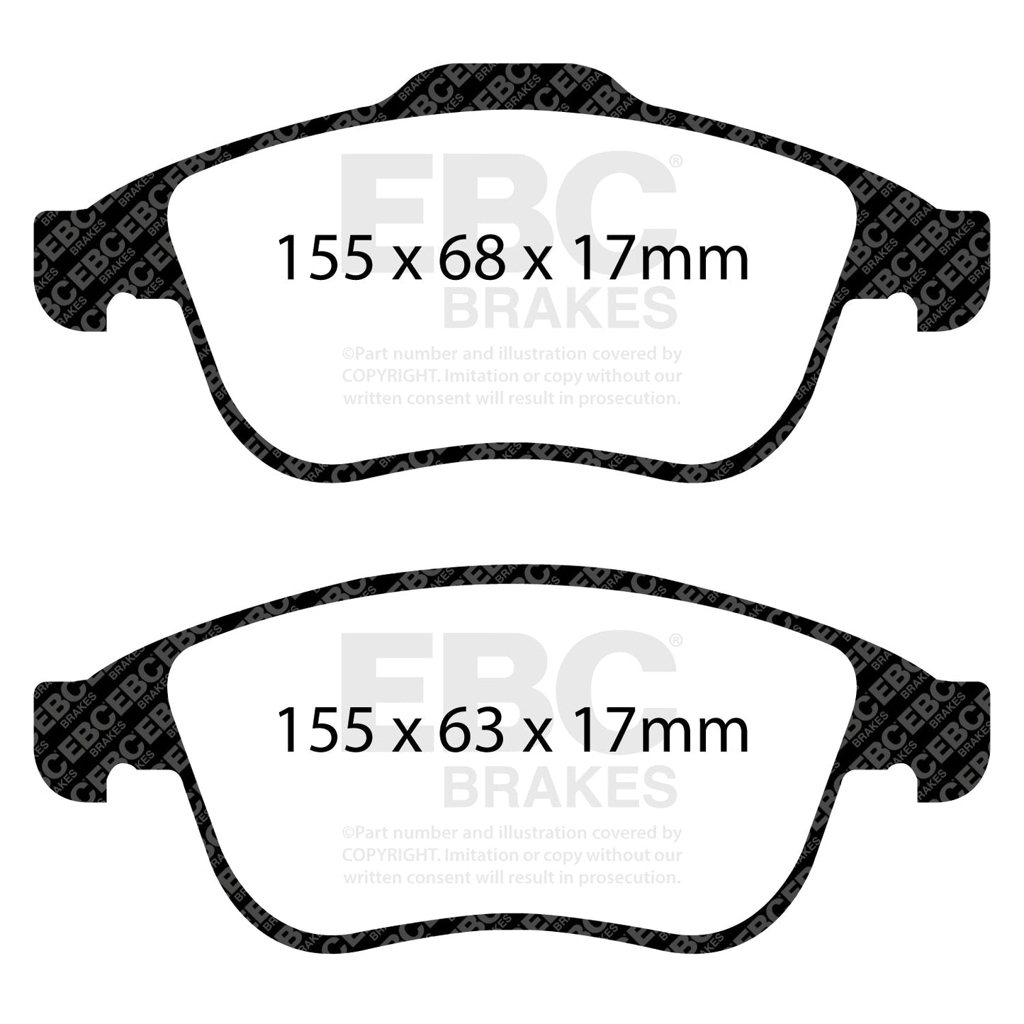 EBC Brakes Pad and Disc Full vehicle Kit (PD40K2313)
