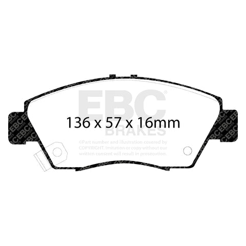 EBC Brakes Pad and Disc Kit (PD11KF1131) Image 3