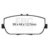 EBC Yellowstuff 4000 Series Street and Track Brake Pad Set (DP41775R) Image 2