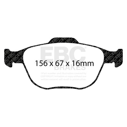 EBC Brakes Pad and Disc Kit (PD10KF607) Image 1