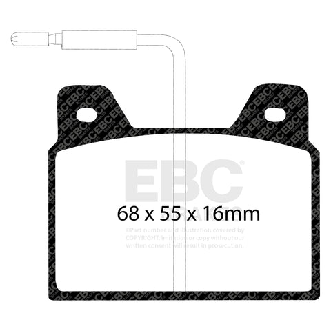 EBC Brakes Pad and Disc Kit (PDKR724) Image 3