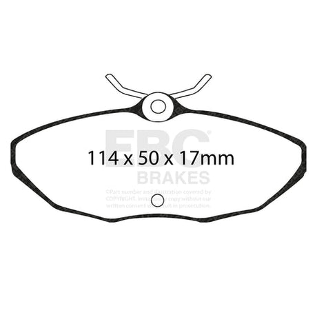EBC Brakes Pad and Disc Kit (PD03KR312) Image 1