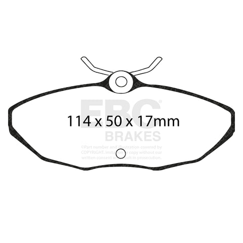 EBC Redstuff 3000 Series Sport Brake Pad Set (DP31221C) Image 3
