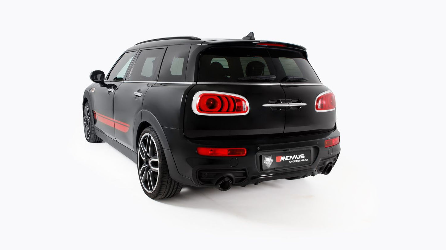 Cat-Back System for Mini John Cooper Works F54/F60 (FMK) 2x 100mm Titanium Black Tips