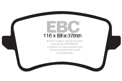 EBC Brakes Pad and Disc Full vehicle Kit (PD40K184) Image 5