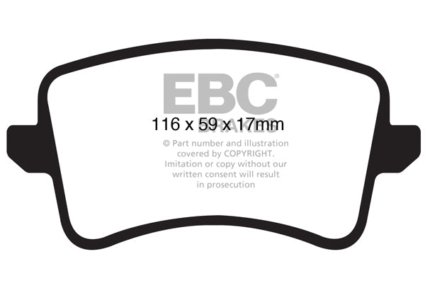 EBC Brakes Pad and Disc Full vehicle Kit (PD40K201) Image 1