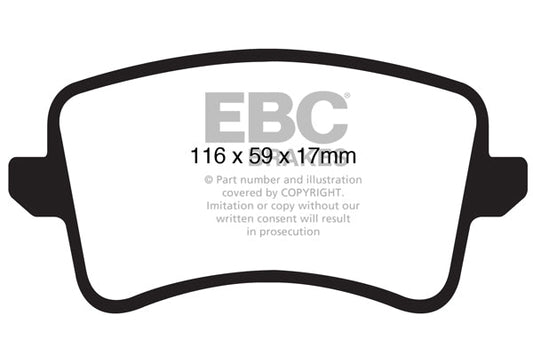 EBC Brakes Pad and Disc Full vehicle Kit (PD40K201) Image 1
