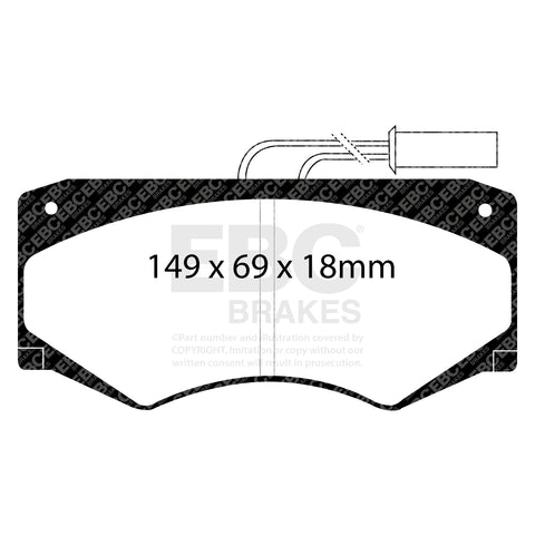 EBC Brakes Pad and Disc Kit (PDKF976) Image 4