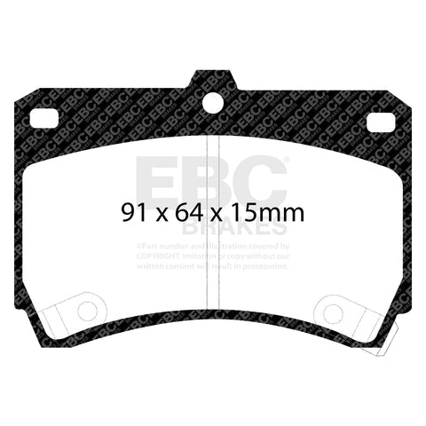 EBC Brakes Pad and Disc Kit (PDKF1022)