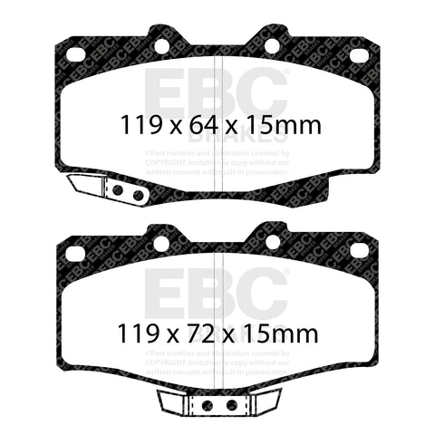 EBC Brakes Pad and Disc Kit (PD04KF1063) Image 4