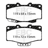 EBC Brakes Pad and Disc Kit (PD04KF1063) Image 4
