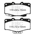 EBC Brakes Pad  and  Disc Kit (PD01KF1484) Image 1
