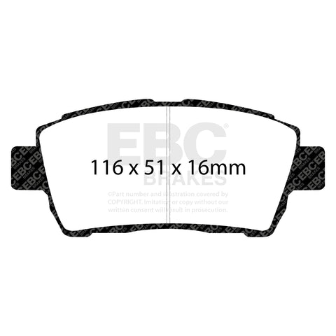 EBC Brakes Pad and Disc Kit (PD04KF320) Image 4