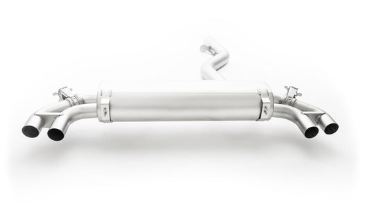 Axle Back Exhaust System for BMW G20 Limo G21 Touring 4x 84mm Street Race Black Chrome Tips