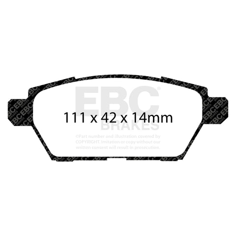 EBC Brakes Pad and Disc Kit (PD07KR119) Image 1